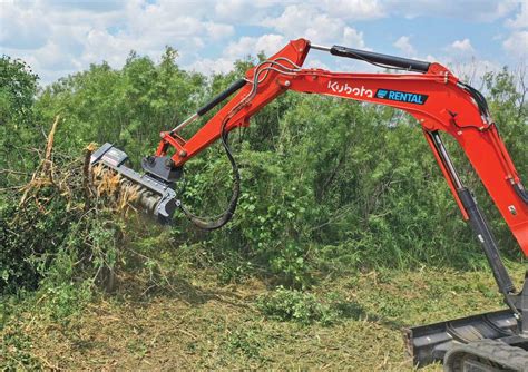 mulching head mini excavator|mulcher attachment for mini excavator.